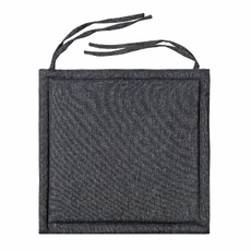 Tarrington House Сидушка рогожка графит, 40 x 40см