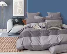 Комплект постельного белья Guten Morgen Contemporary grey сатин 200Tc евро