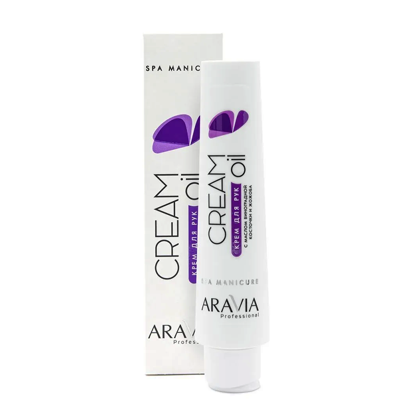 Изображение товара Крем для рук Aravia Professional Cream Oil виноград-жожоба 100 мл для увлажнения и ухода