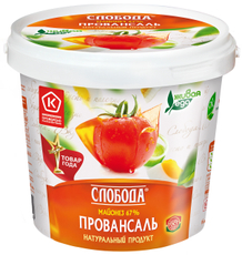 Майонез Слобода провансаль 67%, 900мл