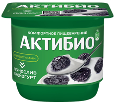 Йогурт Актибио чернослив 2.9%, 130г