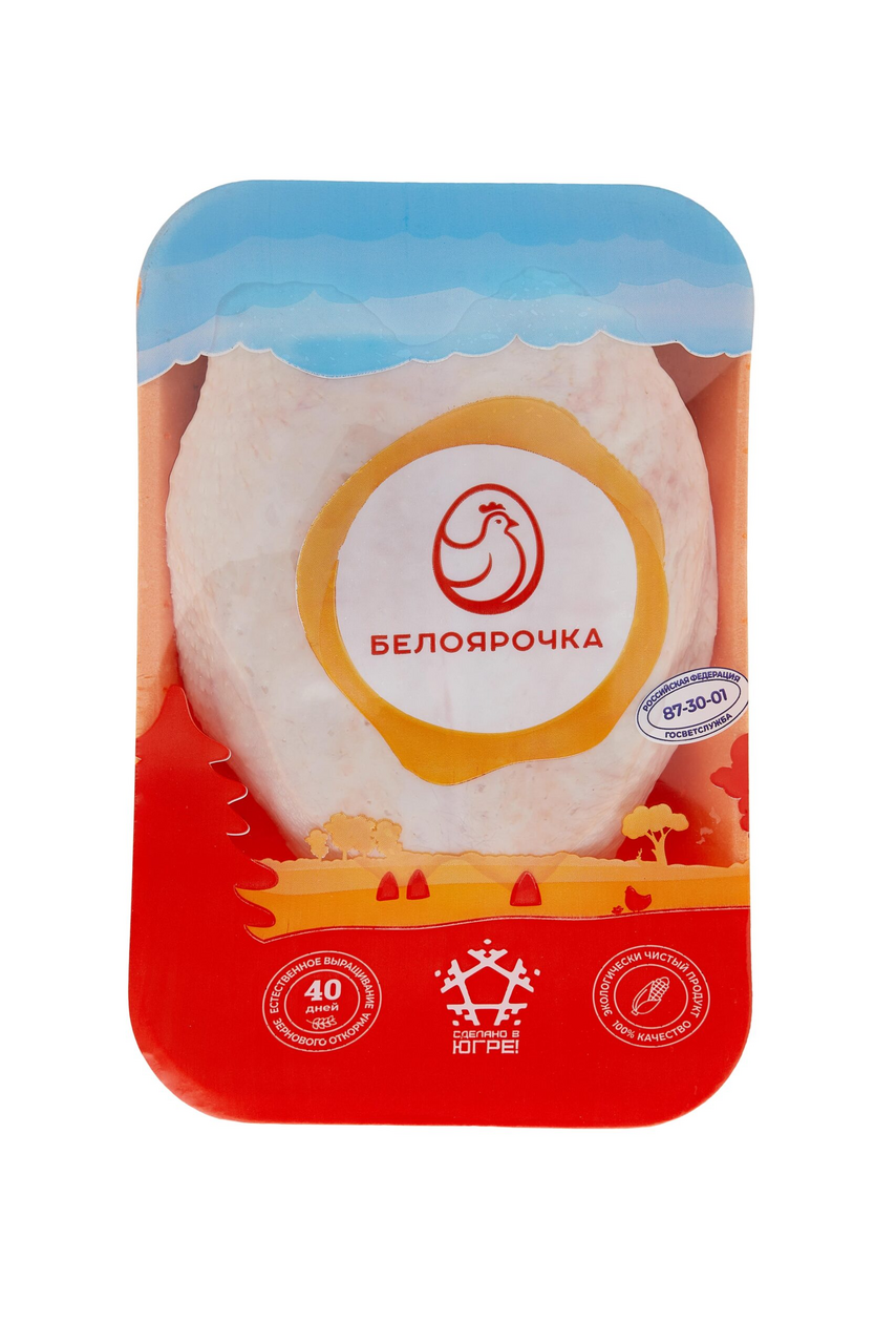 Грудка цыпленка-бройлера Белоярочка охлажденная, ~980г