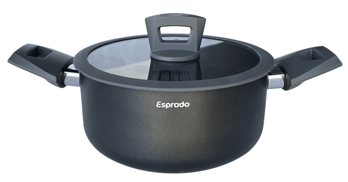 Изображение товара Кастрюля Esprado Frontera Gris с крышкой 20см, 2.7л