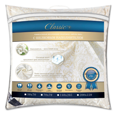 Подушка Classic by T вискоза шелк 80% микроволокно 20%, 70 x 70см