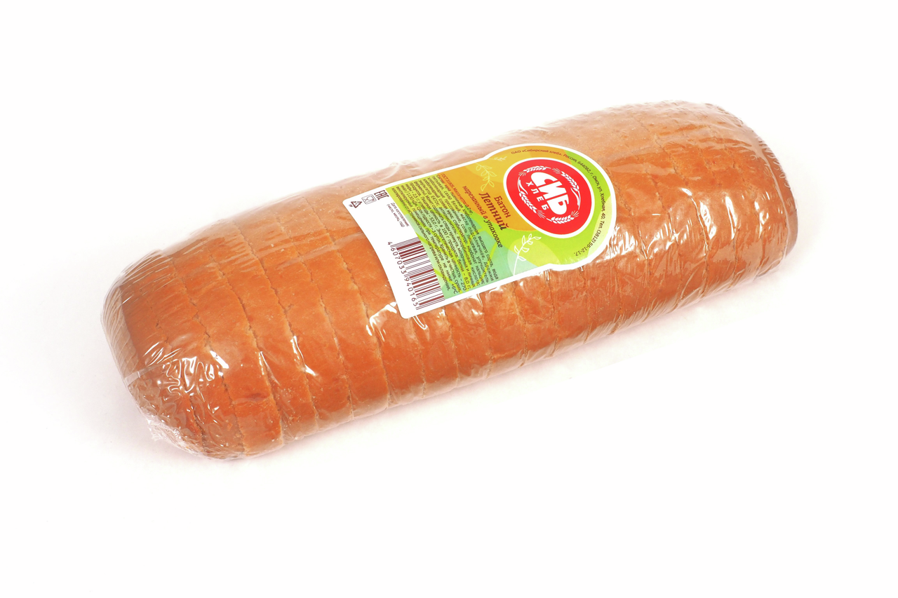 Батон Сибирский хлеб Летний, 200г