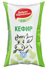 Кефир Добрая кормилица 2.5%, 800г