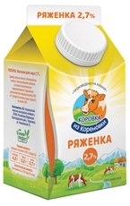 Ряженка Коровка из Кореновки 2.7%, 450г