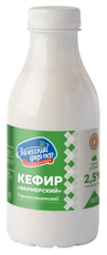 Кефир Залесский фермер Фермерский деликатесный 2.5%, 500г