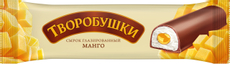 Сырок творожный глазированный Творобушки с манго 20%, 40г