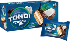 Печенье Tondi choco Pie кокосовый, 180г