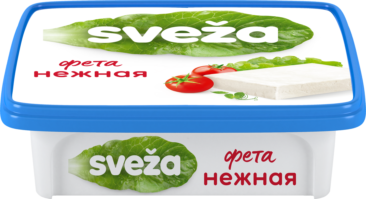 Сыр Савушкин продукт Sveza Фета Нежная мягкий 45%, 250г купить с доставкой  на дом, цены в интернет-магазине