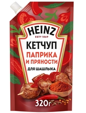 Кетчуп Heinz Паприка и пряности для шашлыка, 320г