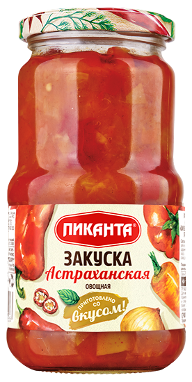 Закуска овощная Пиканта Астраханская, 460г