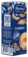 Сливки питьевые Viola для кофе ультрапастеризованные 10%, 200мл