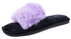 Тапочки женские Lucky Land 4205 W-CH-O с меховым верхом, р.36-41