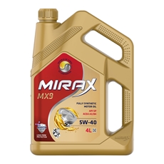 Масло моторное Mirax MX9 SAE 5W-40 API SP, ACEA A3/B4, 4л