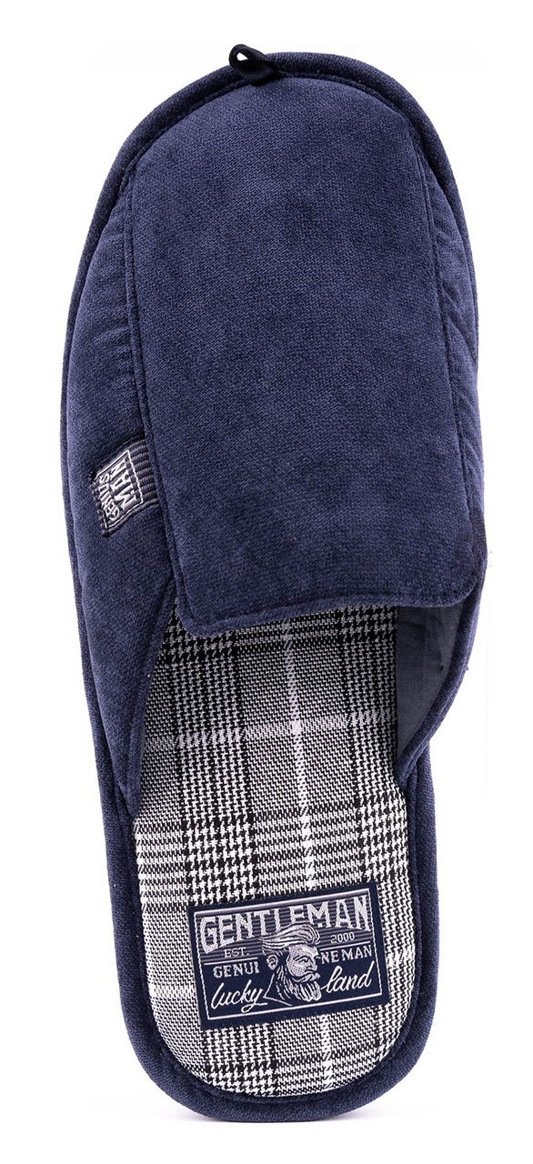 Тапочки мужские Lucky Land 3889 M-CH-C с закрытым мысом, р. 41-46