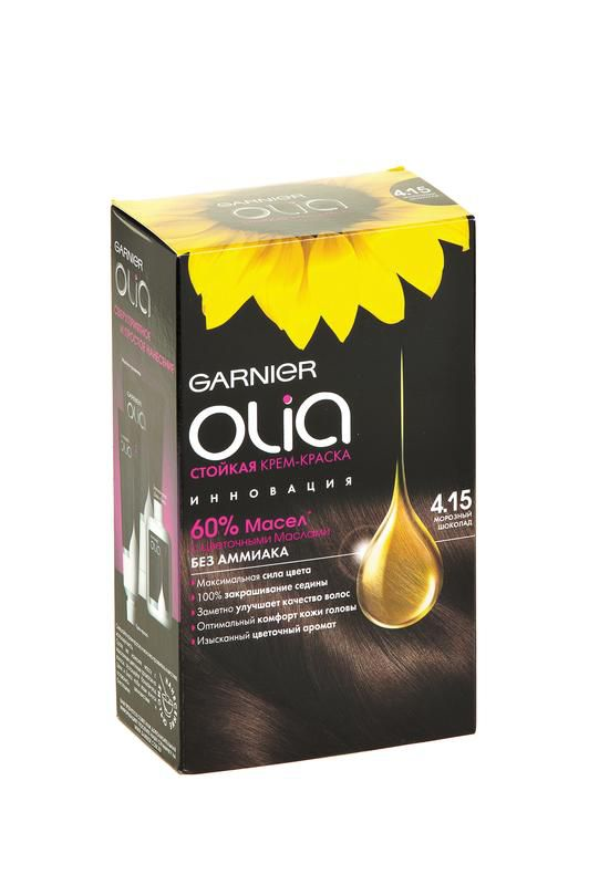 Краска для волос GARNIER Olia 4.15 Морозный шоколад, 160 мл купить с ...