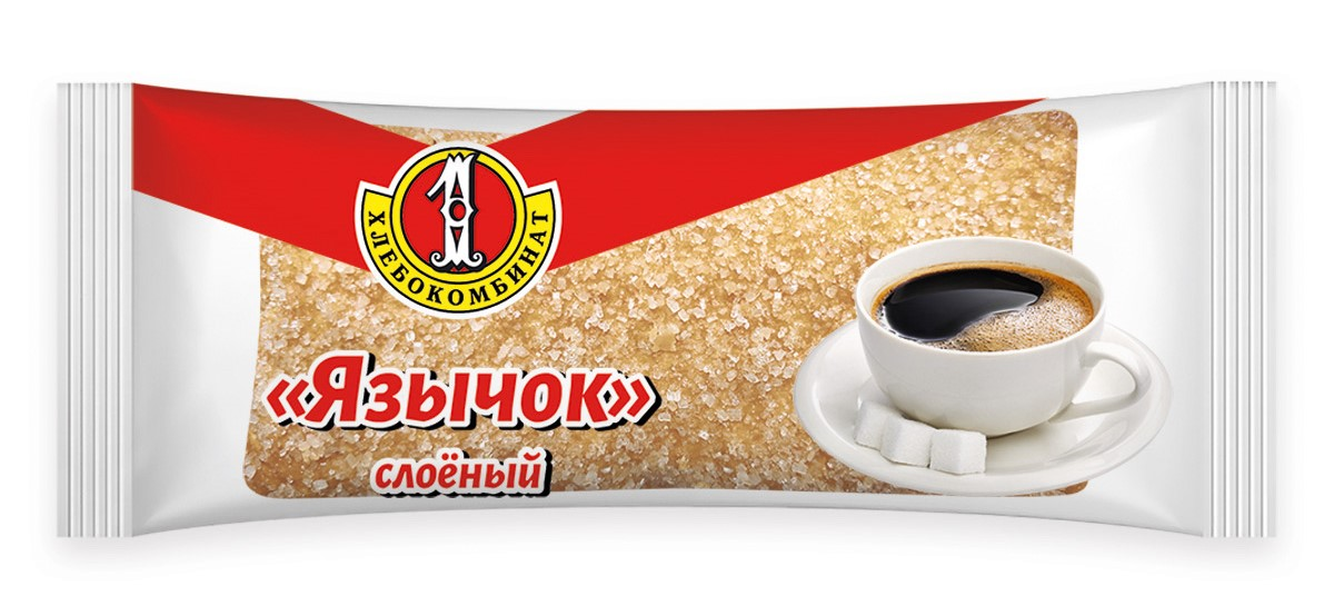 Язычок Первый хлебокомбинат слоеный, 40г