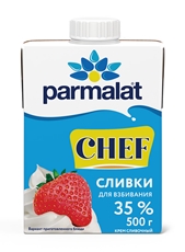 Сливки Parmalat ультрапастеризованные для взбивания 35%, 500г x 24 шт