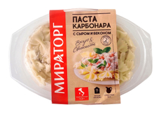 Паста Мираторг карбонара с сыром и беконом, 260г
