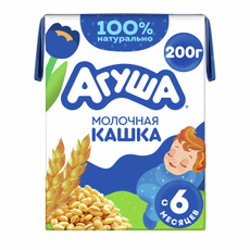 Каша молочная детская Агуша Пшеничная 1.8% с 6 месяцев, 190г