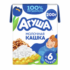 Каша молочная детская Агуша Злаковая 1.8% с 6 месяцев, 190г