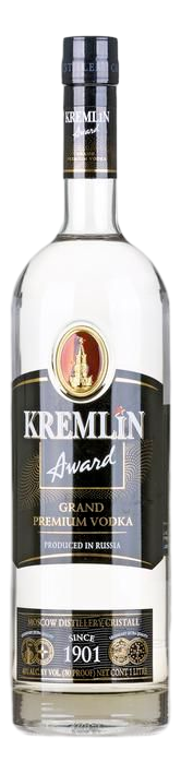 Изображение товара Кремлин Олд Водка 1л классическая премиум чистая с овсяным ароматом