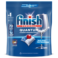 Капсулы для посудомоечных машин Finish Quantum, 70шт