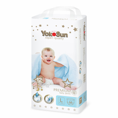 Подгузники-трусики YokoSun Premium L 9-14кг, 44шт
