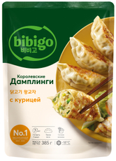 Дамплинги Bibigo курица и овощи замороженные, 385г