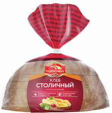 Хлеб Черемушки Столичный половинка нарезка, 330г