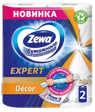 Бумажные полотенца Zewa Expert Decor, 2шт