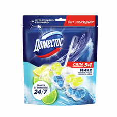 Блок для унитаза Доместос Power 5 Свежесть лайма и свежесть океана, 250г