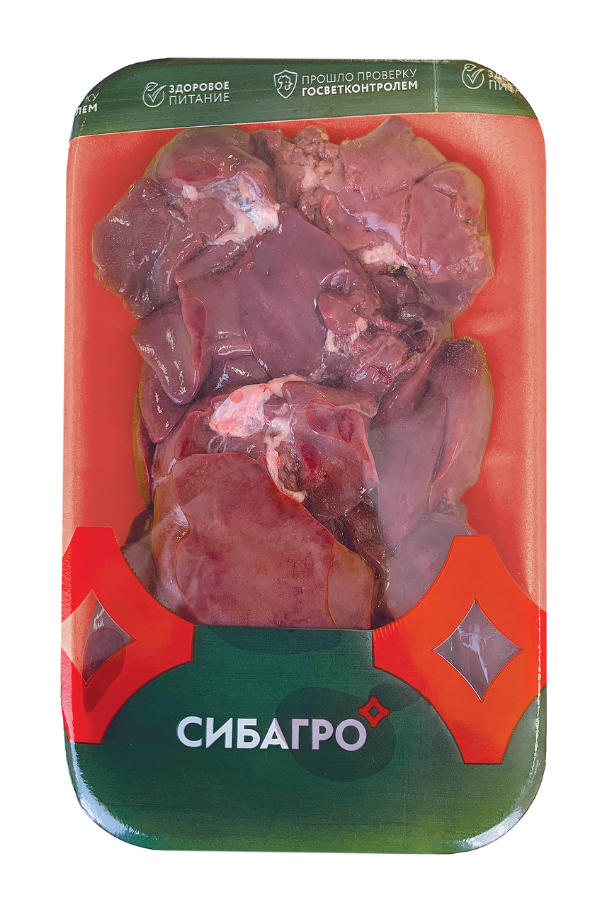 Печень цыпленка-бройлера Сибагро охлажденная, 500г