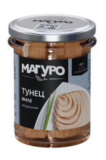 Тунец полосатый Магуро филе натуральный, 200г