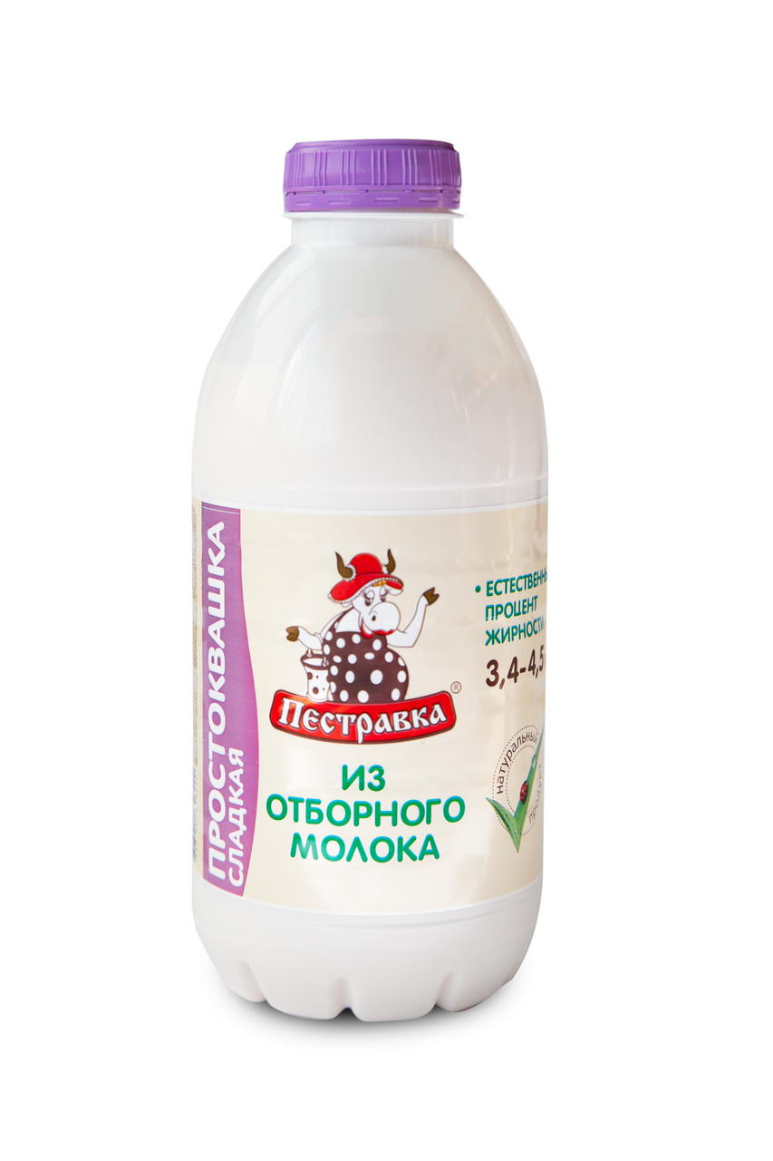 Простокваша Пестравка отборная 3.4-4.5%, 750г купить с доставкой на дом,  цены в интернет-магазине