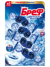 Туалетный блок Бреф Хлор-компонент 4шт, 200г