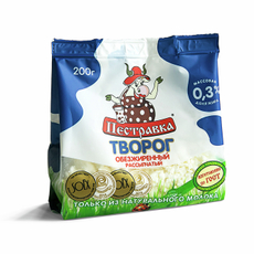 Творог Пестравка 0.3%, 200г