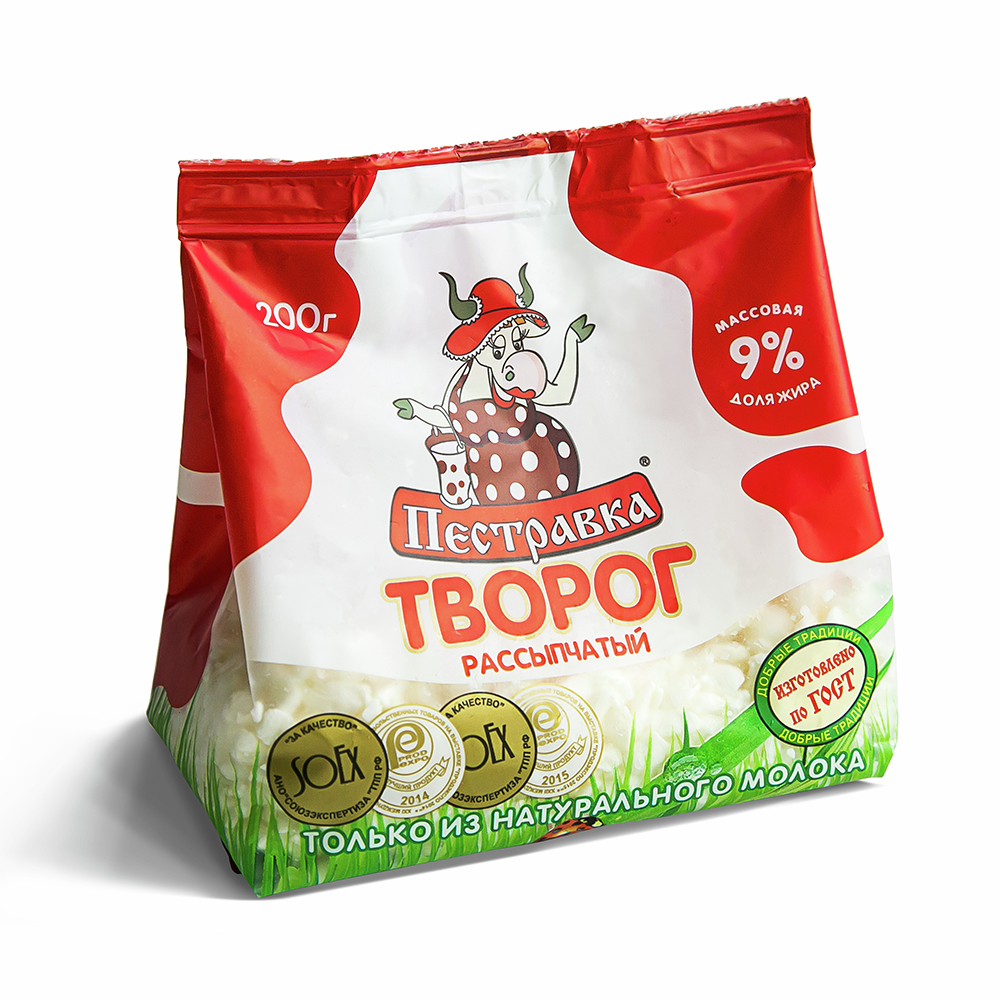 Творог Пестравка 9%, 200г