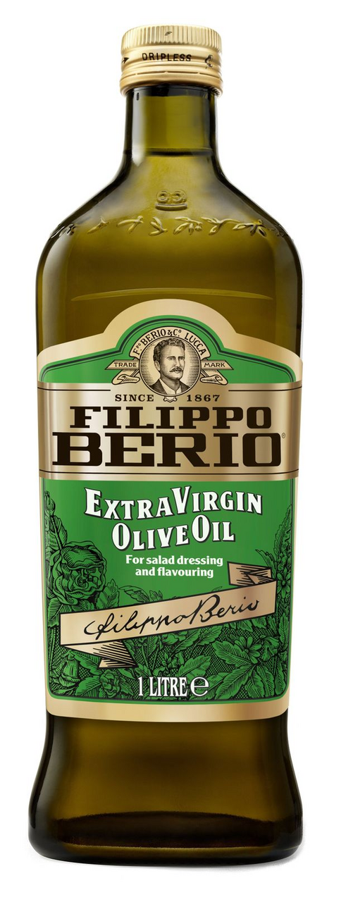 Изображение товара Масло оливковое Filippo Berio Extra Virgin 1л нерафинированное высшее качество