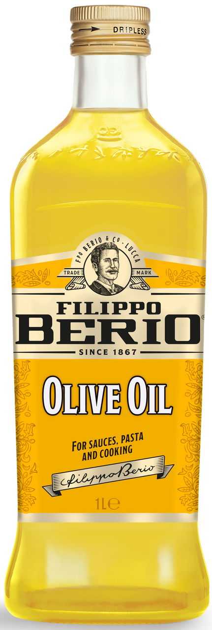 Масло оливковое Filippo Berio рафинированное с добавлением нерафинированного, 1л