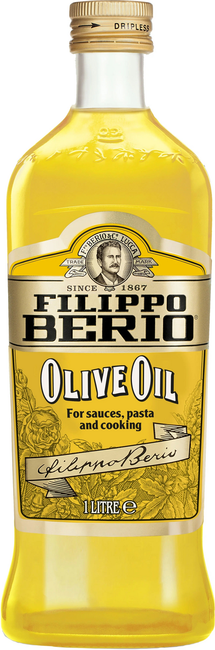 Изображение товара Масло оливковое Filippo Berio 1л высококачественное для приготовления и заправки