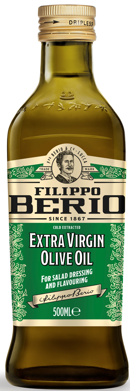 Масло оливковое Filippo Berio Extra Virgin нерафинированное, 500мл