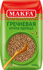 Крупа гречневая Makfa ядрица быстроразваривающаяся, 800г