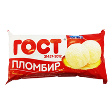 Мороженое пломбир Челны холод Ванильное ГОСТ, 900г