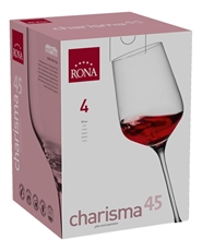 Набор бокалов для вина Rona Charisma, 450мл x 4шт
