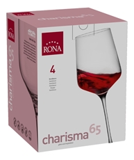 Набор бокалов для вина Rona Charisma, 650мл x 4шт