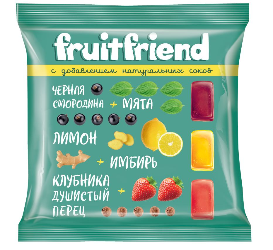 Конфеты Fruit Friend желейные, 500г купить с доставкой на дом, цены в ...