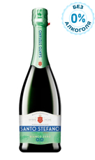 Напиток винный безалкогольный Santo Stefano Bianco белый полусладкий, 0.75л